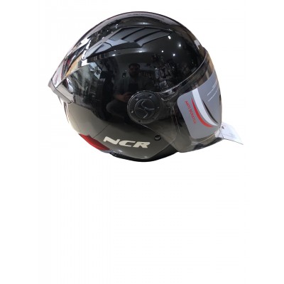NCR YARIM KASK SİYAH GÖZLÜKSÜZ