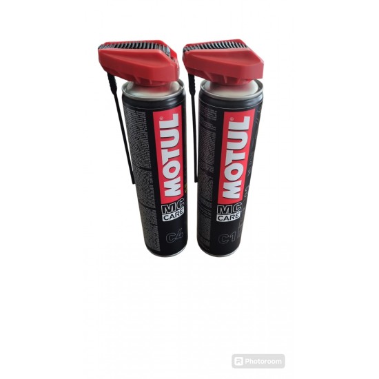 MOTUL C1 TEMİZLEME C4 YAĞLAMA SPREYİ