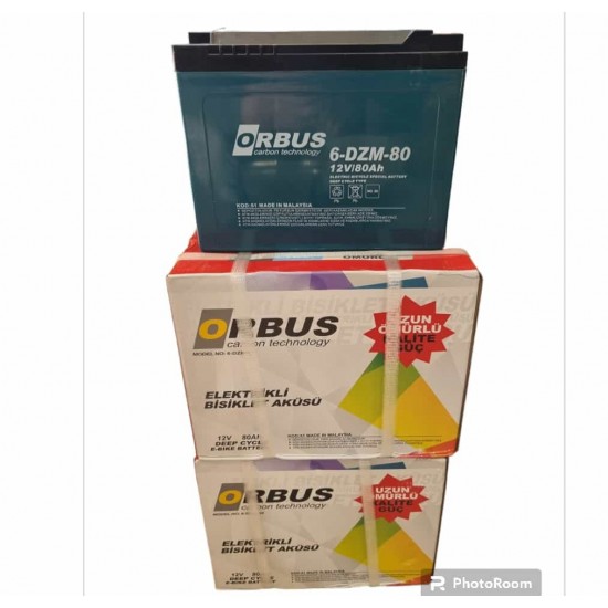 ORBUS 12V80 AMPER AKÜ