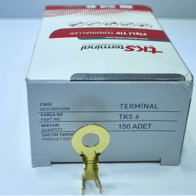 Akü Baglama Pabucu 6 MM Delik