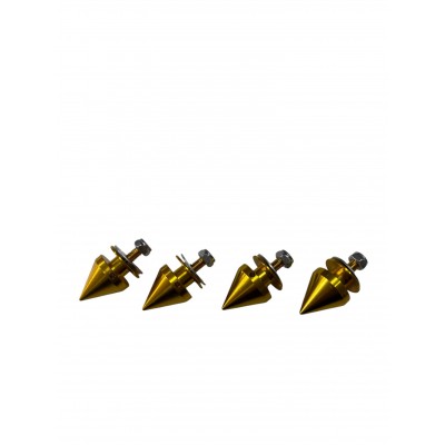 6 MM SİVRİ TOPAÇ VİDALAR 4 LÜ GOLD